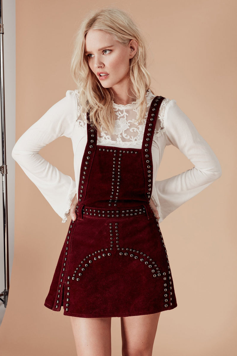 JAMESON LEATHER OVERALL DRESS – Mulaner
