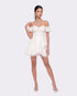 Daniella Off-Shoulder White Dress