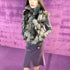 MARKGONG 26AW Cable-Knit Fox-Fur Jacket in Gray