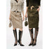 MARKGONG 26AW Leopard Jacquard Utility Skirt