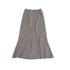 PLAYAPLY 26AW Soufflé Fishtail Maxi Skirt in Natural Gray