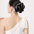 Nana Jacqueline Contrast Bow Logo Hair Tie