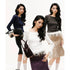 MARKGONG 26AW Wool-Trim Raglan Top in White