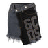 DION LEE Off-Shoulder Wool Knit & GCDS Denim Skirt