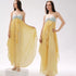 MOOD X MIURA 25SS Starfish Crystal Backless Dress in Yellow