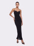 Oriana Mesh Panel Dress