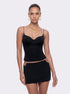 Noelia Cat-Eye Black Top