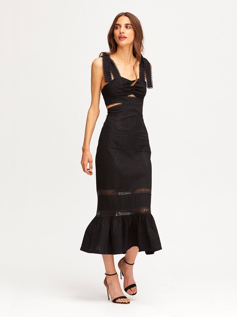 A Foreign Affair Midi Dress – Mulaner - Main Image