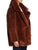 Camel Vegan Mink Tailoring Coat with Gemstone - Mulaner