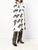 logo print faux fur coat - Mulaner
