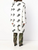logo print faux fur coat - Mulaner