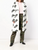logo print faux fur coat - Mulaner