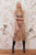 GOLDEN GARDEN TULLE MIDI DRESS - Mulaner