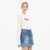 CORDUROY MIXED DENIM MINI SKIRT - Mulaner