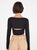 Avril Snap Layered Top black - Mulaner