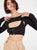 Avril Snap Layered Top black - Mulaner